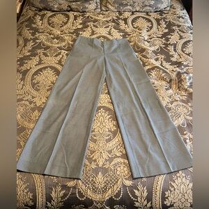Mossimo Pants Women's Size 4 Gray Dobby Modern Fit Flare Leg Stretch Great Cond!